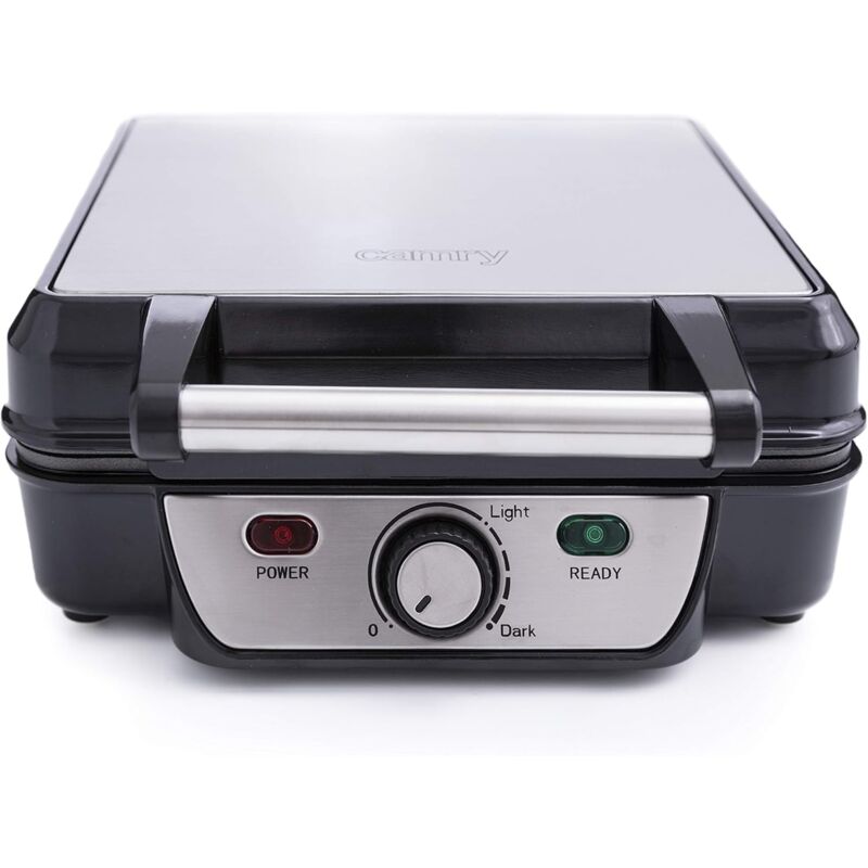 foto del prodotto macchina per waffle xxl size 1500w per 4 waffle antiaderente camry cr 3025