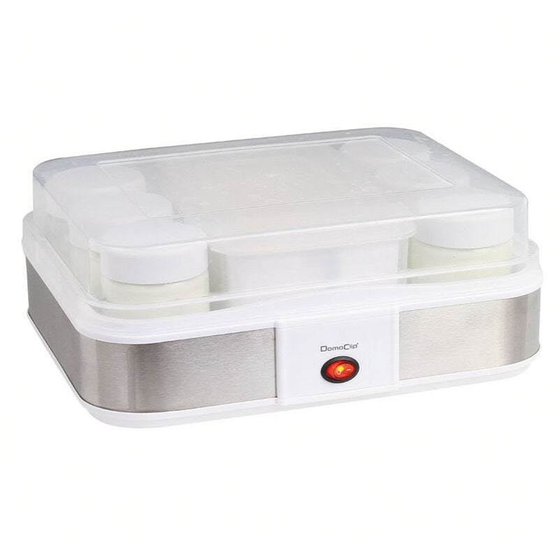 foto del prodotto macchina per yogurt e formaggio 12 pentole 21,5w dop156 domoclip