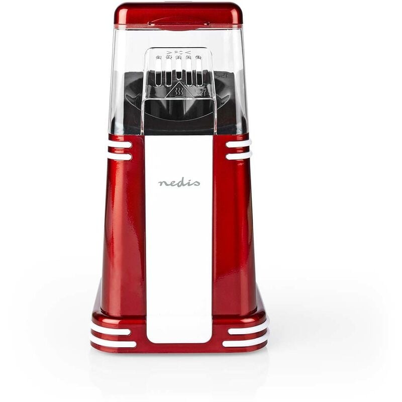 foto del prodotto macchina popcorn 1200 w 2 4 min bianco rosso