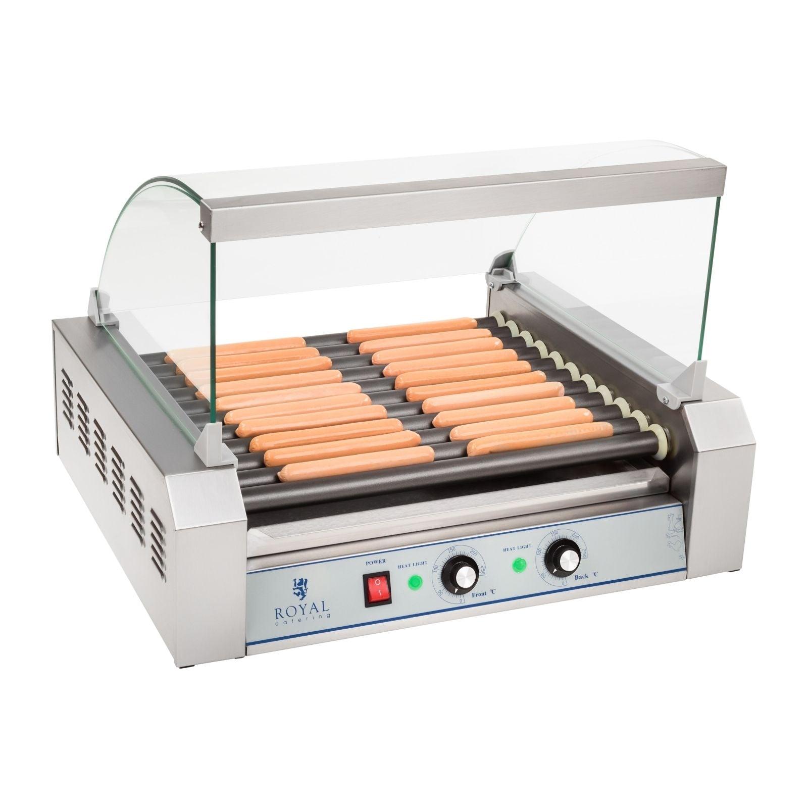 foto del prodotto macchina professionale per hot dog in teflon 20 salsicce 2.200 watt 3614097