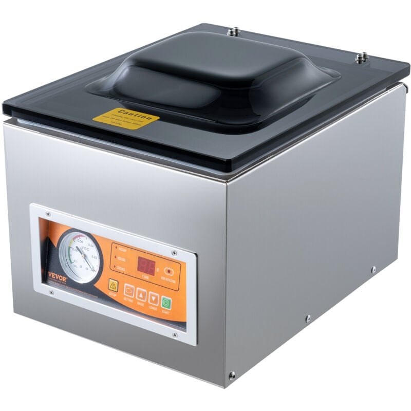 foto del prodotto macchina sottovuoto a camera 260w confezionatrice sottovuoto dimensioni compatte 260mm in cucina domestica e per uso commerciale per alimenti umidi,