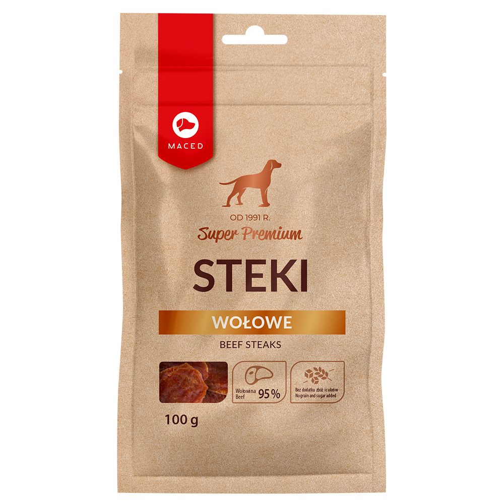 foto del prodotto maced super premium bistecche di manzo 100 g