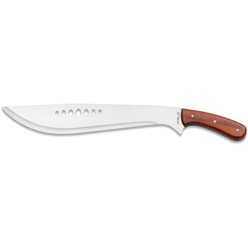 foto del prodotto machete rod cutter ifield basic el29066, lama satinata da 37 cm, mango in legno, con copertura in nylon, strumento da campeggio per la pesca, la