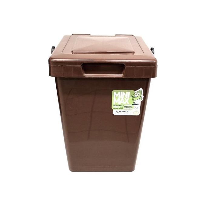 foto del prodotto machieraldo bidone biosystem marrone l 25 cm 32x35 h 42