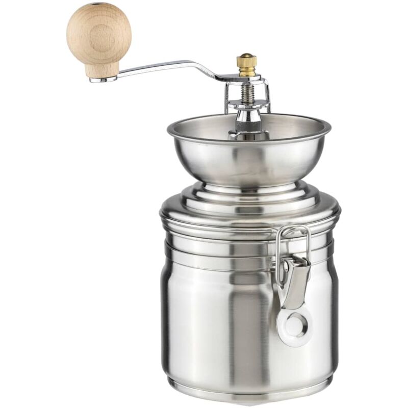 foto del prodotto macinacaff manuale in acciaio inossidabile hi