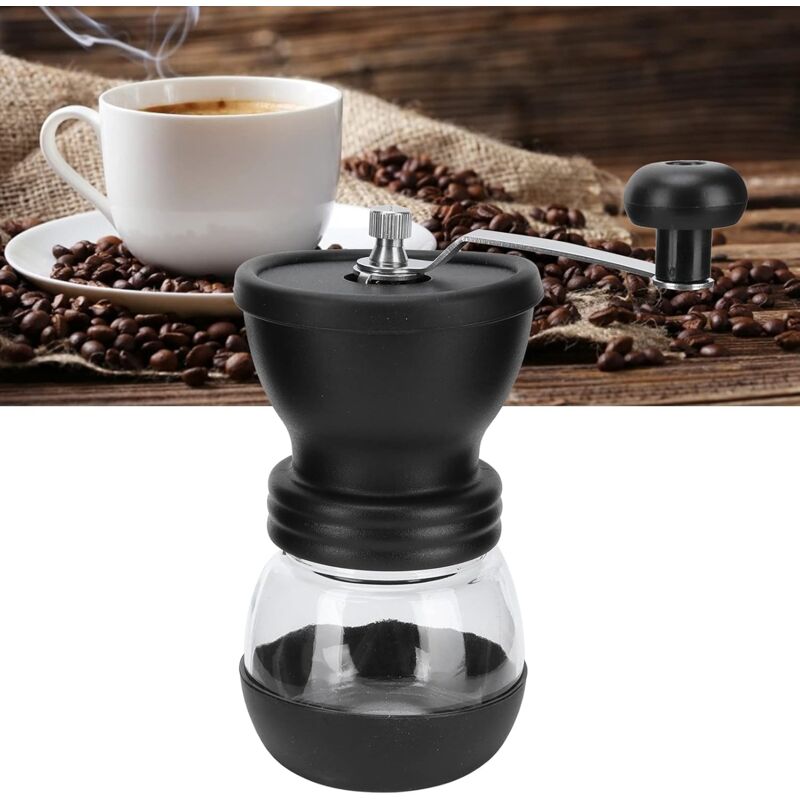 foto del prodotto macinacaff , mini macinacaff manuale a manovella per utensili da cucina domestici, macinacaff classico a tamburo