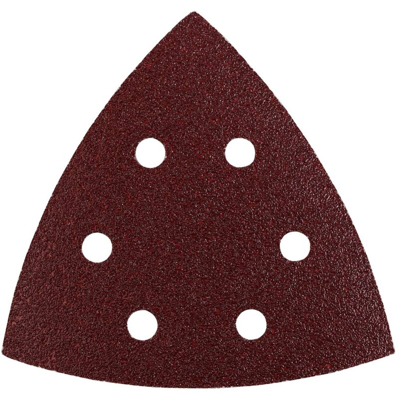 foto del prodotto macinazione triangolo per delta u. multi smerigliatrice per metallo, legno, vernice u. v. m., 105 mm per aeg u. kress machines, grain k 40, 5 pcs,