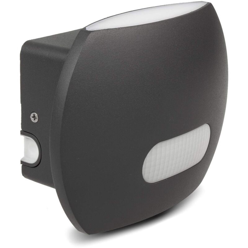 foto del prodotto maclean mce366 lampada da parete a led con sensore di movimento pir sensore crepuscolare regolabile interno esterno ip65 luce bianco 20w 1600lm 