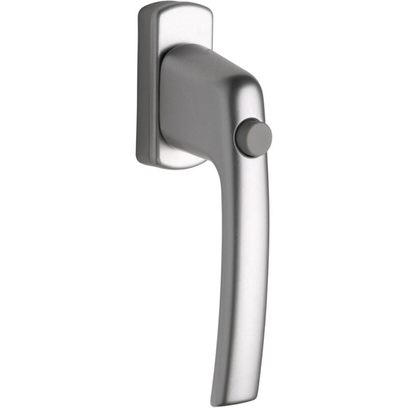 foto del prodotto maco maniglia per finestra harmony bottone ir cut perno quadro 7 x 35 mm, rosetta 28 x 63, argento anodizzato, 1 pezzi, 102202033