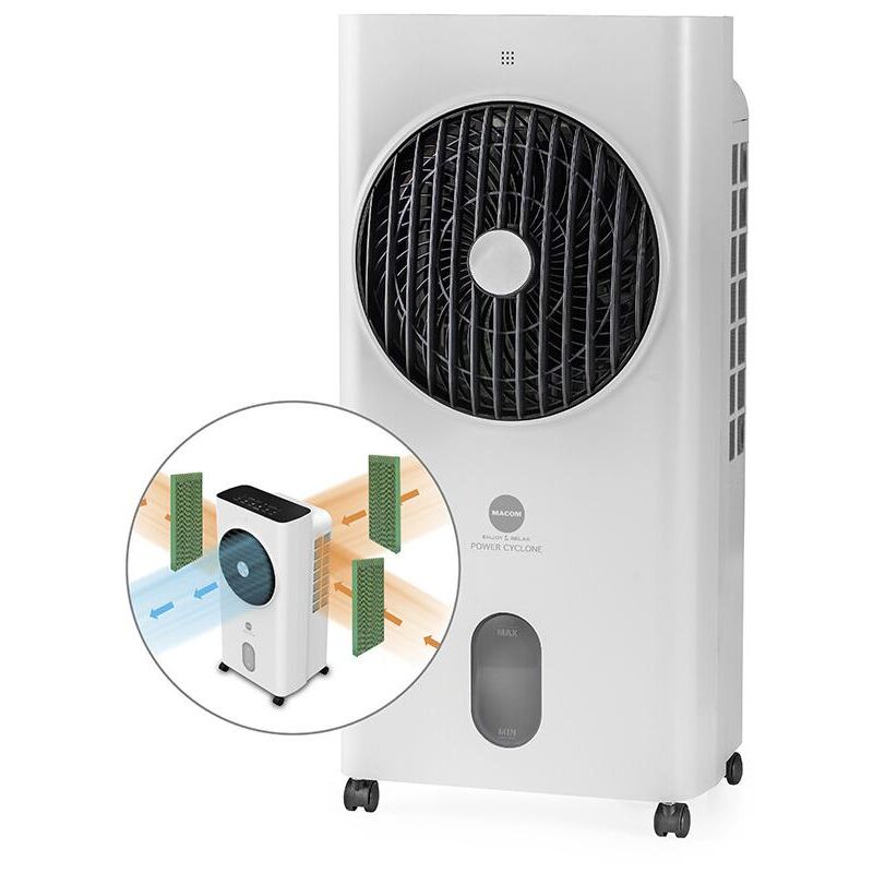 foto del prodotto macom enjoy relax 987 power cyclone raffrescatore evaporativo