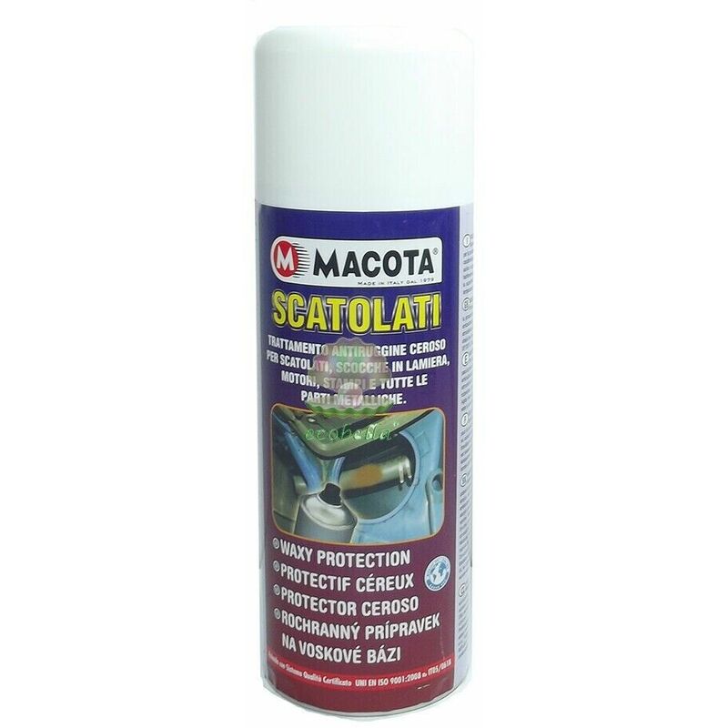 foto del prodotto macota scatolati protettivo cera spray antiruggine per metalli bomboletta 400 ml
