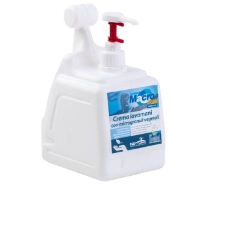 foto del prodotto macrocream ecolabel t box crema lavamani flacone 3000 ml con dosatore nettuno