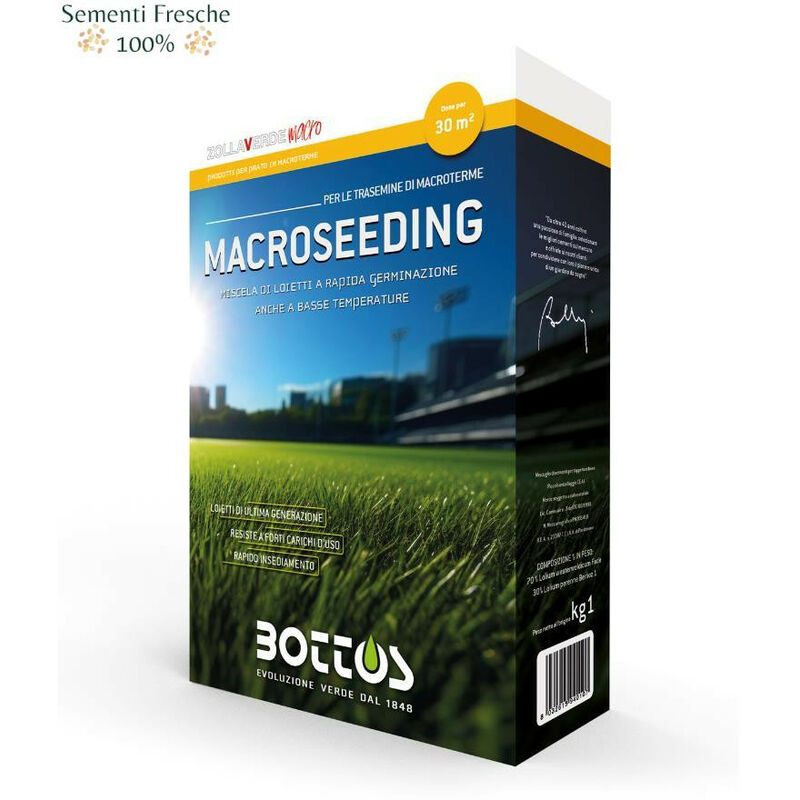 foto del prodotto macroseeding 1 kg sementi per prato macroterme bottos