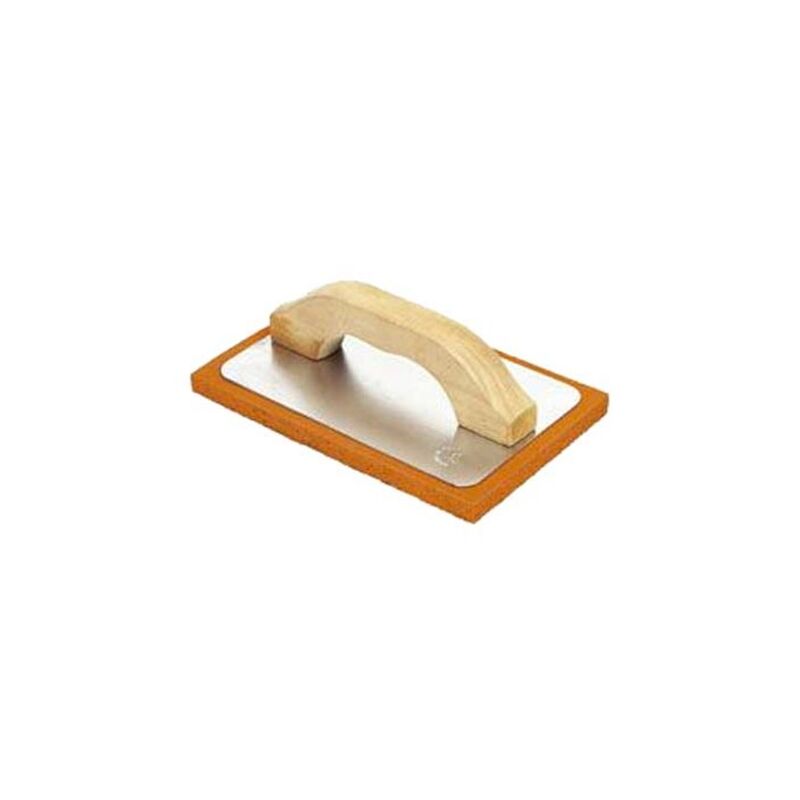 foto del prodotto made in italy frattone in gommaspugna levigato 22 22x14 cm spessore 14 mm arancio morbida 