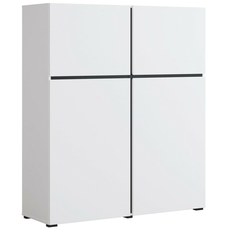 foto del prodotto madia alfere 105, bianco, 139x119cm, il numero di porte 040cm, truciolare laminato