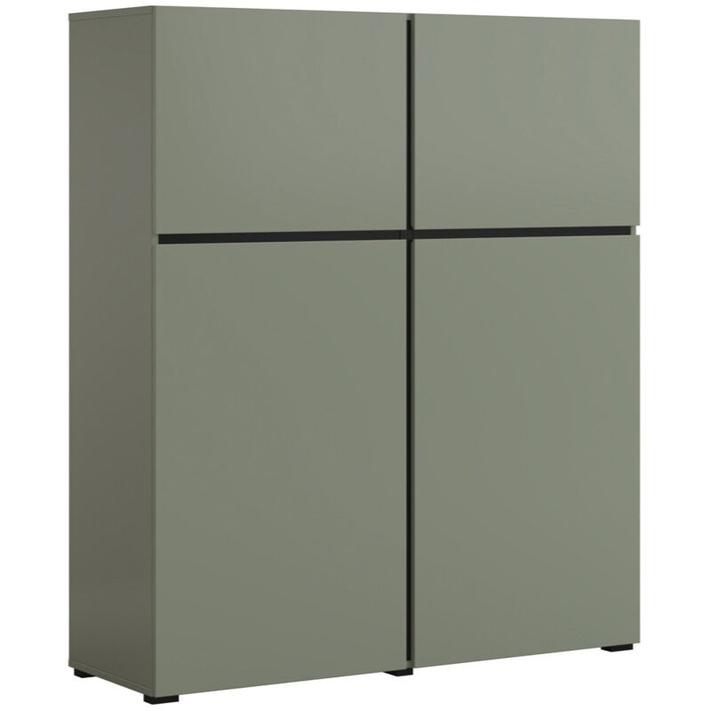 foto del prodotto madia alfere 105, verde, 139x119cm, il numero di porte 040cm, truciolare laminato