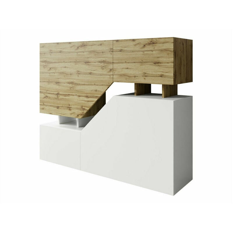 foto del prodotto madia comfivo daldune 101, quercia di wotan bianco, 100x120cm, il numero di porte 035cm, truciolare laminato