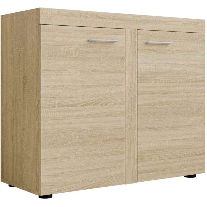 foto del prodotto madia tucson 120, sonoma quercia, 82x98cm, il numero di porte 040cm, con, truciolare laminato