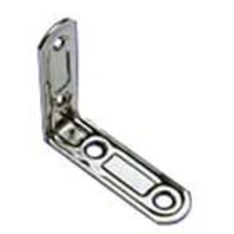 foto del prodotto madidef lastrina ad angolo in acciaio inossidabile 80x18mm spessore 2,0mm