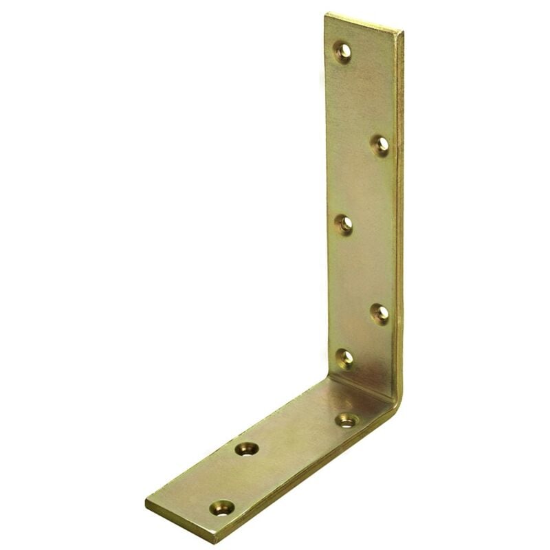 foto del prodotto madidef lastrine angolari 120 x 80 mm. zincate giallo 1 pz.