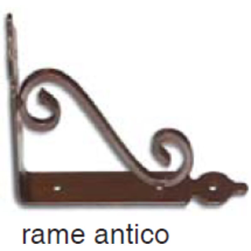 foto del prodotto madidef reggimensola rustica elegante 200 x 250 mm. rame anticato
