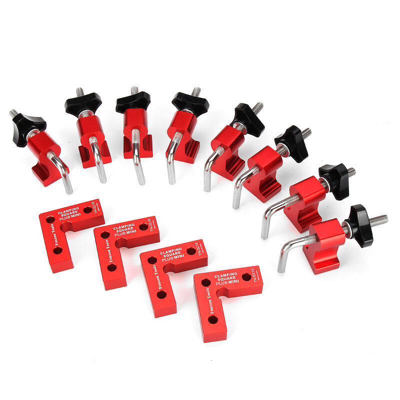 foto del prodotto maerex 28 pezzi mini strumento di fissaggio quadrato a forma di l per falegname, righello quadrato, strumento per la lavorazione del legno 120 mm