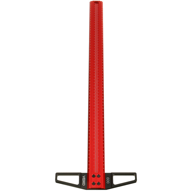 foto del prodotto maerex righello per marcatura tipo t righello multifunzione per utensili per la lavorazione del legno 600 mm zebraa