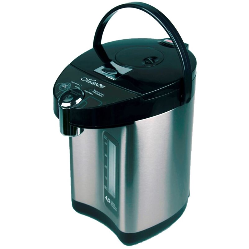 foto del prodotto maestri feel maestro mr 081 bollitore elettrico 4,5 l 750 w nero, acciaio