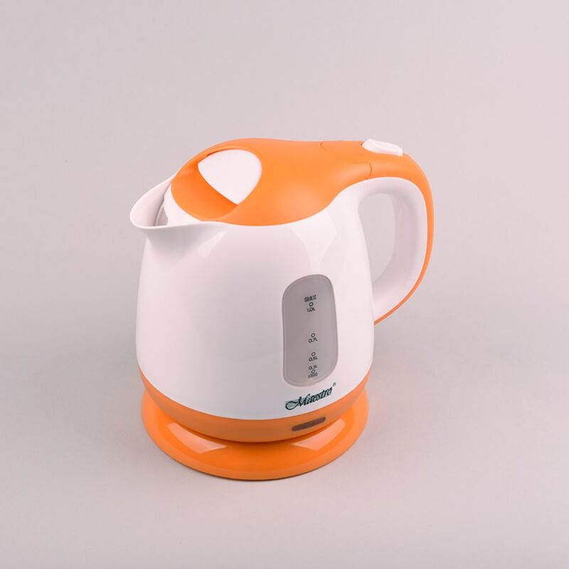 foto del prodotto maestro feel mr012 arancio bollitore elettrico 1 l arancio, bianco 1100 w
