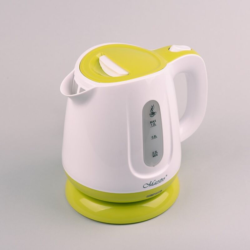 foto del prodotto maestro feel mr013 verde bollitore elettrico 1 l verde, bianco 1100 w