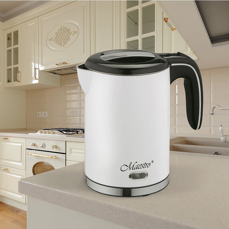 foto del prodotto maestro feel mr030 bollitore elettrico bianco 1,2 l 1500 w