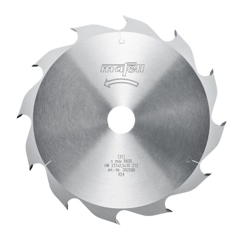 foto del prodotto mafell lama in hm,237 x 1,8 2,5 x 30 mm, z 12, wz, per tagli longitudinali nel legno