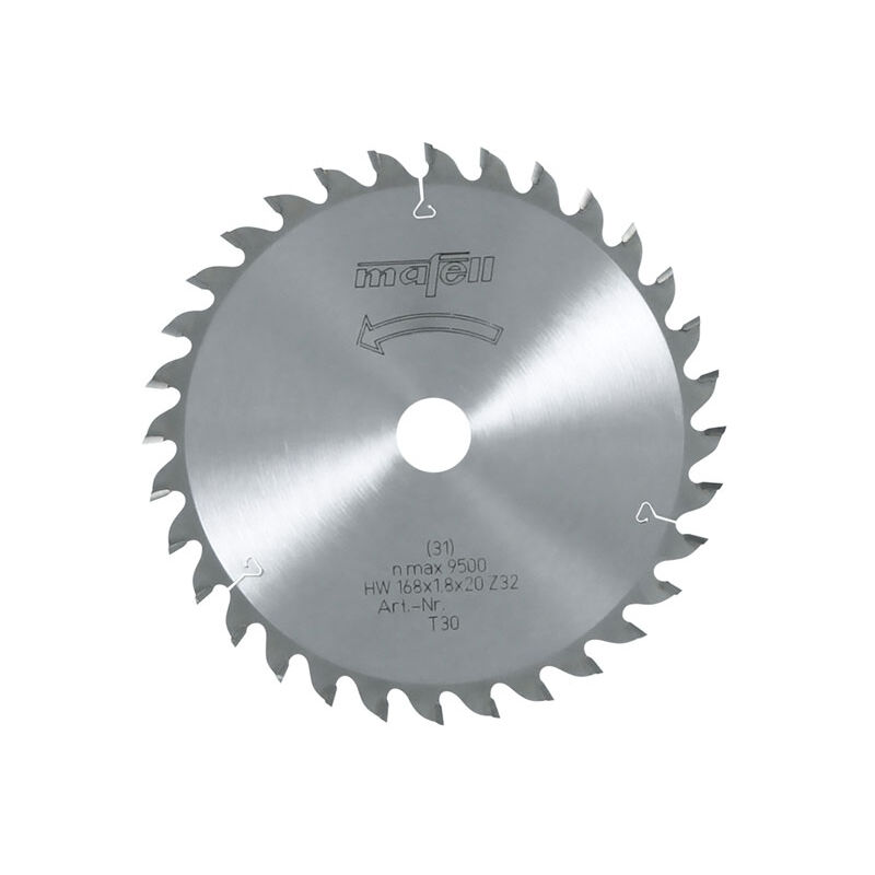 foto del prodotto mafell lama in metallo duro 24 denti alternati 168x1,2 1,8x20 mm 092478