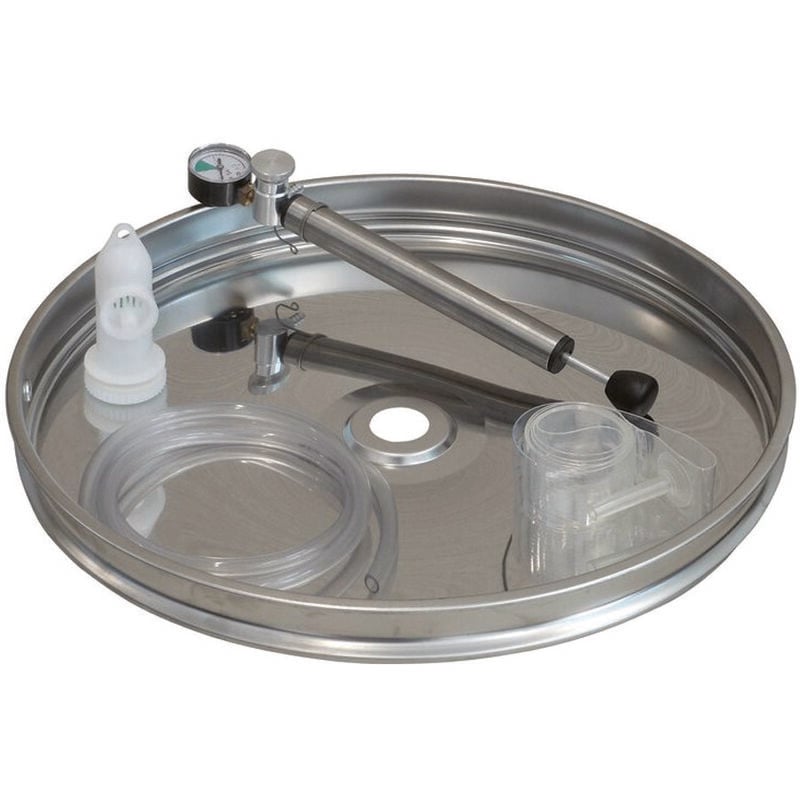 foto del prodotto maffei galleggiante ad aria inox completo mm.540 per contenitore inox da lt.200