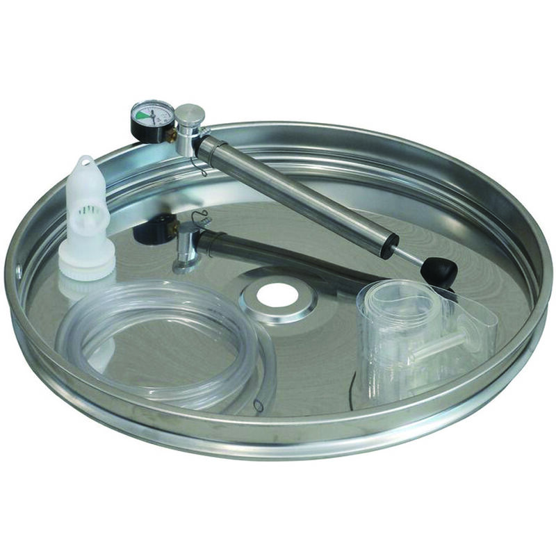 foto del prodotto maffei galleggiante ad aria inox completo mm.990 per contenitore inox da lt.1000