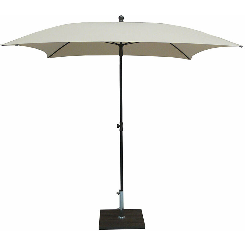 foto del prodotto maffei ombrellone da giardino 200x200 cm palo 27 mm in acciaio kronos ecru