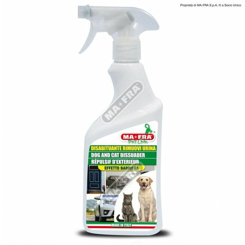 foto del prodotto mafra ma fra dissuasore repellente cani e gatti spray allontana stop a pipi da 500 ml