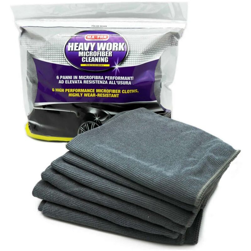 foto del prodotto mafra panno auto heavy work set 6 pezzi 8 pz