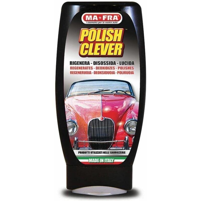 foto del prodotto mafra polish clever auto ma fra carrozzeria rigenerare, disossidare e lucidare 250 ml