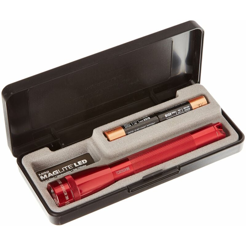 foto del prodotto mag lite maglite presentation aa led presentazione box torcia rosso uomo