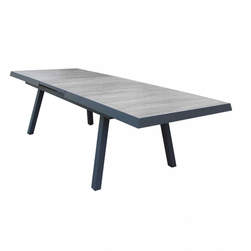 foto del prodotto magazzini cosma tavolo da giardino e piano in gres 205 265x105 bret colore antracite