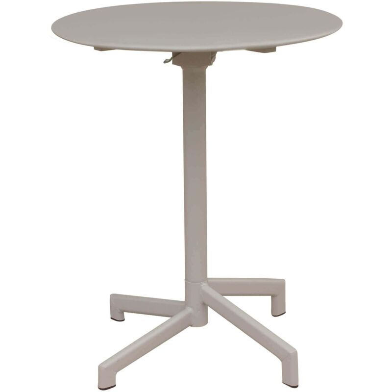 foto del prodotto magazzini cosma - tavolo vega dm.60 bianco metallo trattamento esterno antiruggine in elettrofores