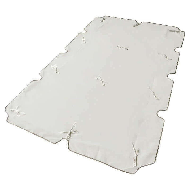 foto del prodotto magazzini cosma telo di ricambio per dondolo da giardino 3 posti in poliestere idrorepellente 200x112x1h cm green