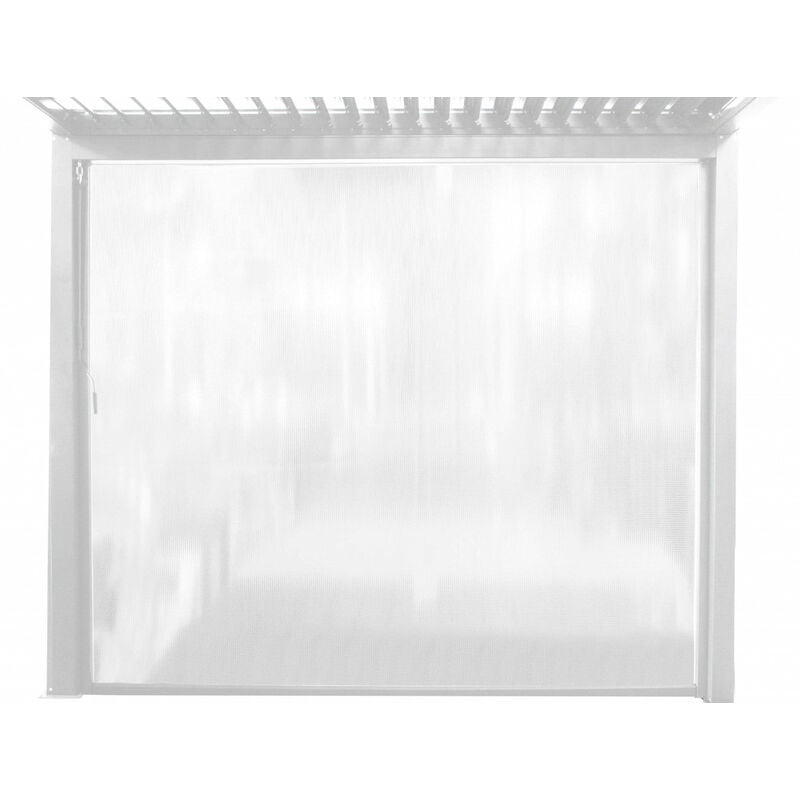 foto del prodotto magazzini cosma tenda zanzariera laterale 270x238 cm in alluminio e pvc per pergola bioclimatica bianco