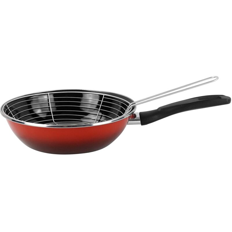 foto del prodotto magefesa padella friggitrice 26 cm rosso