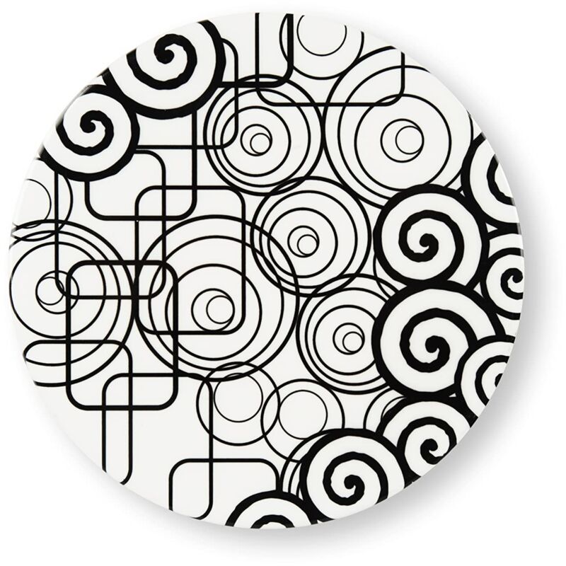 foto del prodotto magic black sottopentola, ceramica dolomite e sughero, cm. 16 x 16 excelsa