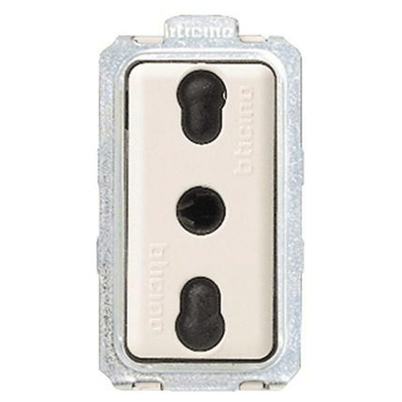 foto del prodotto magic presa bipasso 10 16a 5180 - bticino