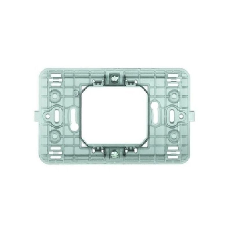 foto del prodotto magic supporto trasparente 2 moduli centrati 500s 23a - bticino