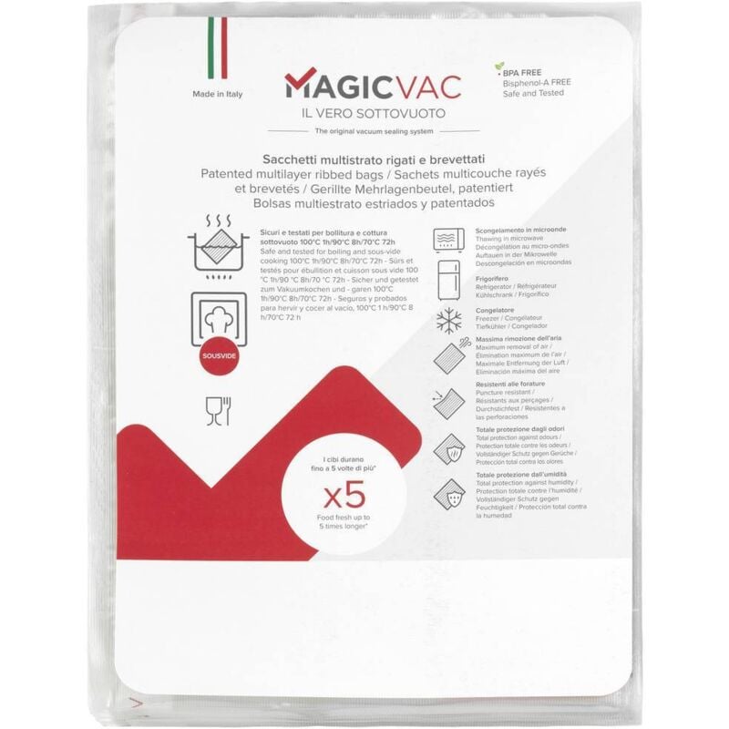 foto del prodotto magic vac aco1036 sacchetti per sottovuoto l x a 30 cm x 40 cm
