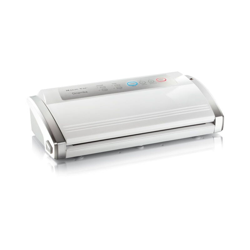 foto del prodotto magic vac dinamika macchina sottovuoto alimenti multifunzione professionale per sacchetti sottovuoto contenitori e marinatura con kit sottovuoto alimenti brevettata made in italy silver white
